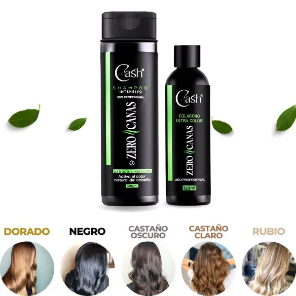 ZERO CANAS CASH + TRATAMIENTO: ¡Dile adiós a las canas de forma natural! - ZERO CANAS + TRATAMIENTO