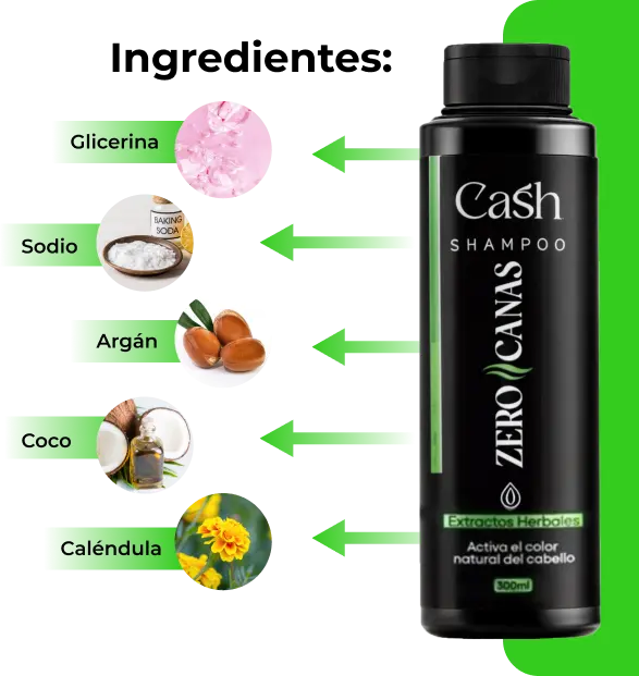 ZERO CANAS CASH + TRATAMIENTO: ¡Dile adiós a las canas de forma natural! - ZERO CANAS + TRATAMIENTO