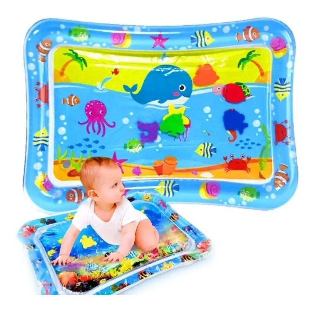 COLCHONETA TAPETE DE AGUA INFLABLE BEBÉS: ¡Diversión acuática para el desarrollo de tu bebé! - COLCHONETA TAP.DE AGUA INFLABLE BEBÉS cu