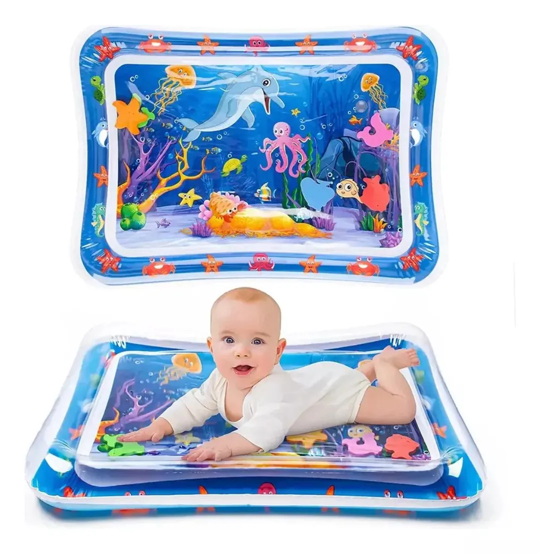 COLCHONETA TAPETE DE AGUA INFLABLE BEBÉS: ¡Diversión acuática para el desarrollo de tu bebé! - COLCHONETA TAP.DE AGUA INFLABLE BEBÉS cu