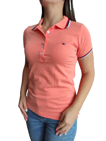 Mle5 Rojo: La Camiseta Polo Femenina que Redefine tu Estilo - Mle5 Rojo