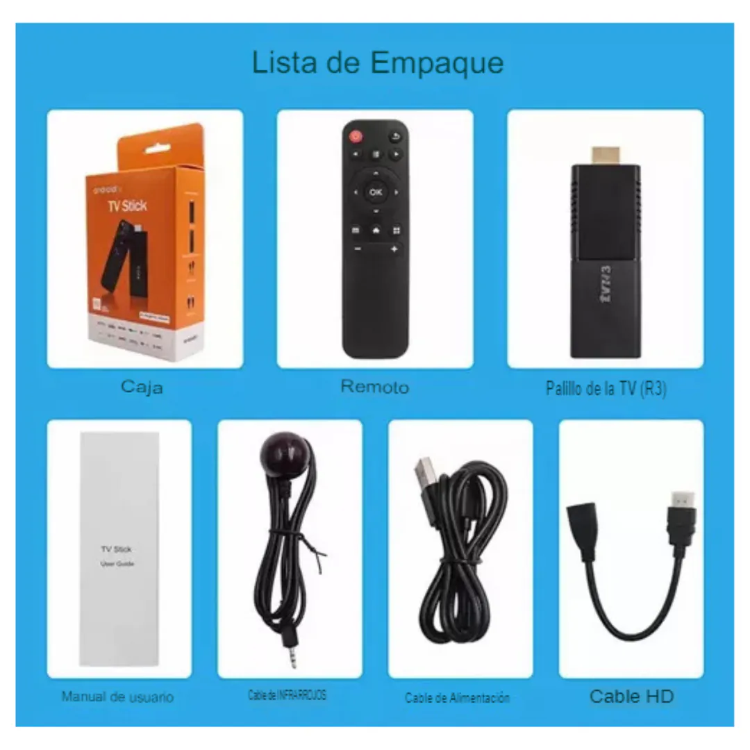 Convierte tu Televisor en Smart TV con el Android TV Stick R3 - tv stick, convertidor a smartv
