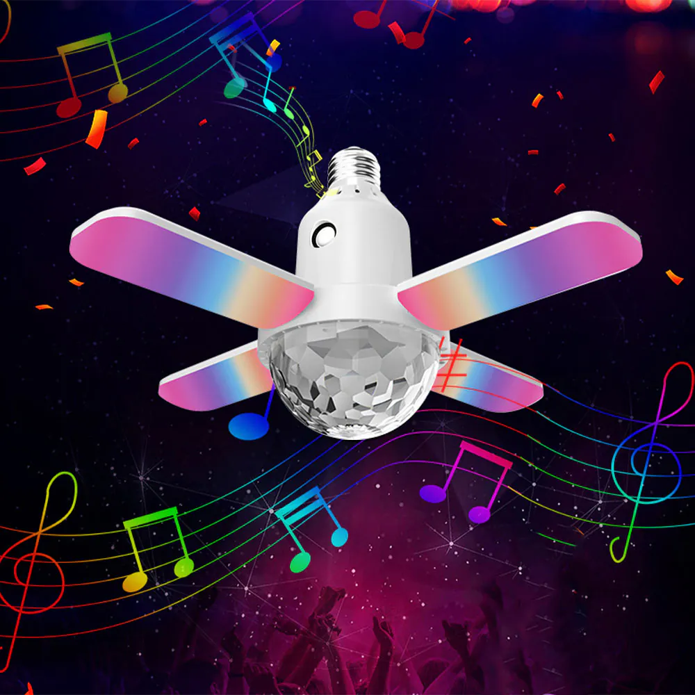 BOMBILLA LED DE COLORES CON SONIDO LUMIS