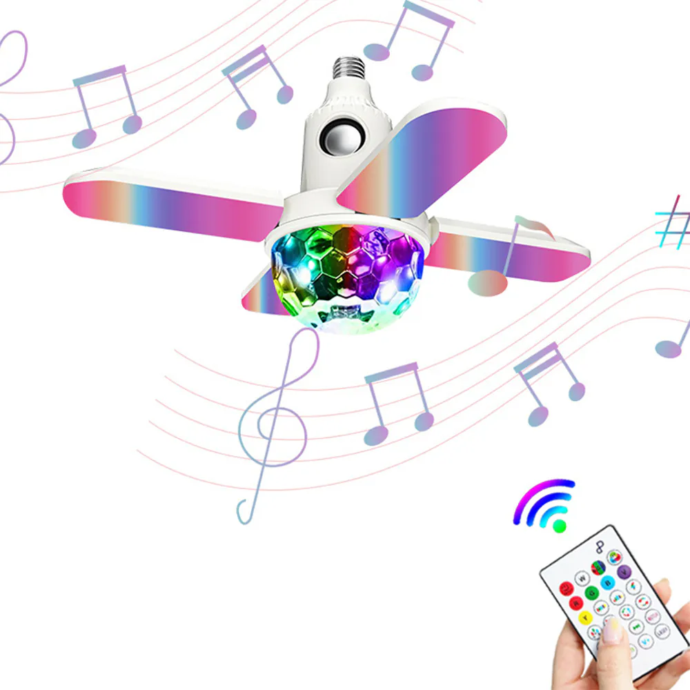 BOMBILLA LED DE COLORES CON SONIDO LUMIS