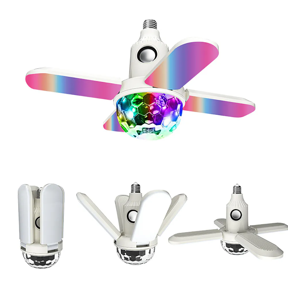 BOMBILLA LED DE COLORES CON SONIDO LUMIS