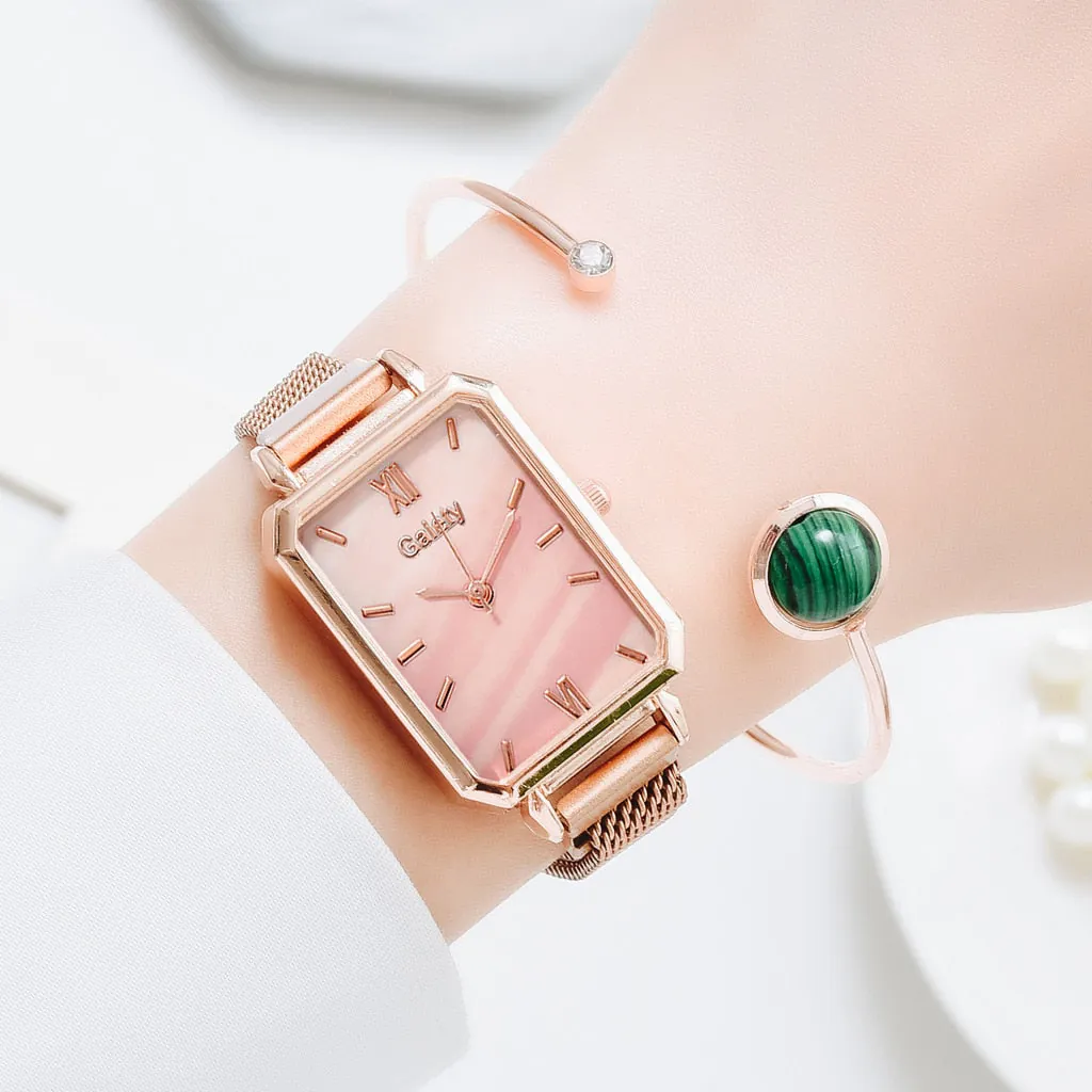 Esmaralda™ Reloj de Lujo y Brazalete: Elegancia Incomparable - Esmaralda™ Reloj Lujoso y brazalete