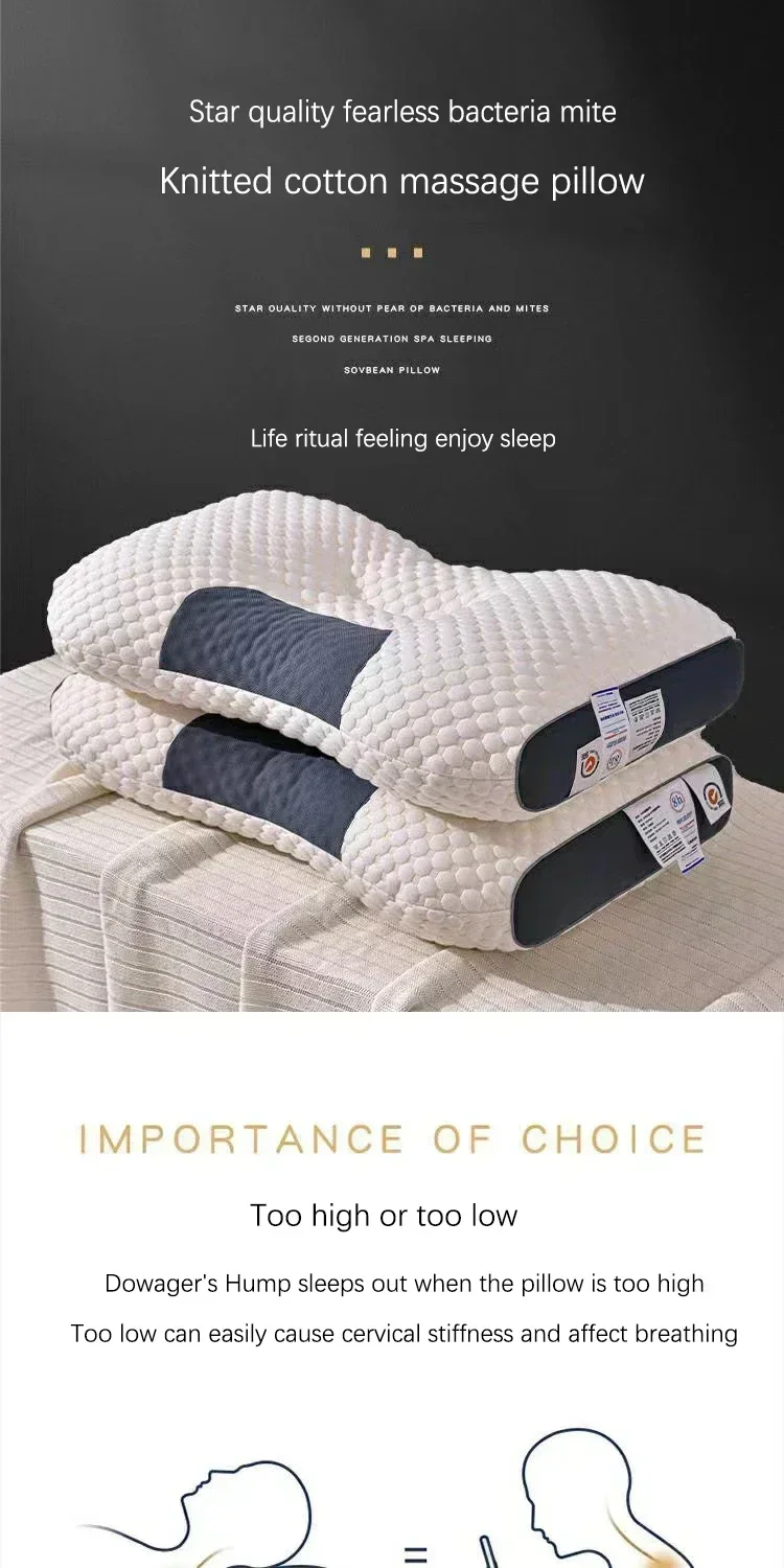 Almohada Cervical Cojin spa 3d Dormir: El Secreto para un Sueño Reparador