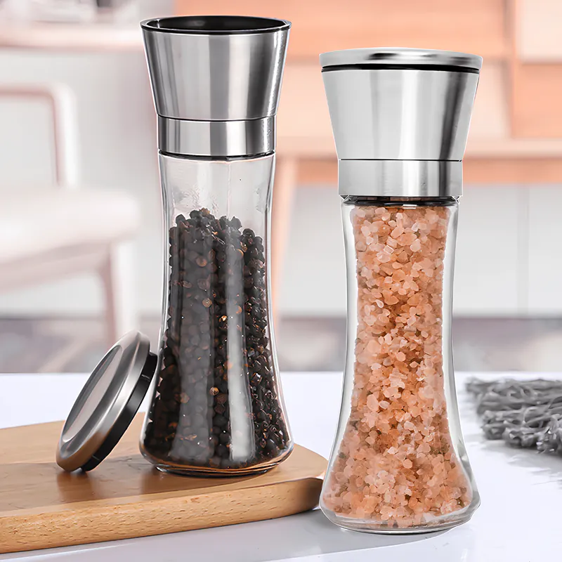 Molinillo Salero Pimentero de Acero Inoxidable: Elegancia y Frescura en tu Cocina