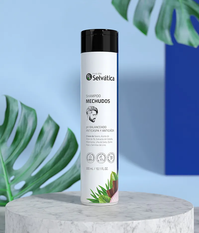 Shampoo Capilar Mechudos Para Hombres: El Secreto Para Una Barba y Cabello Impresionantes
