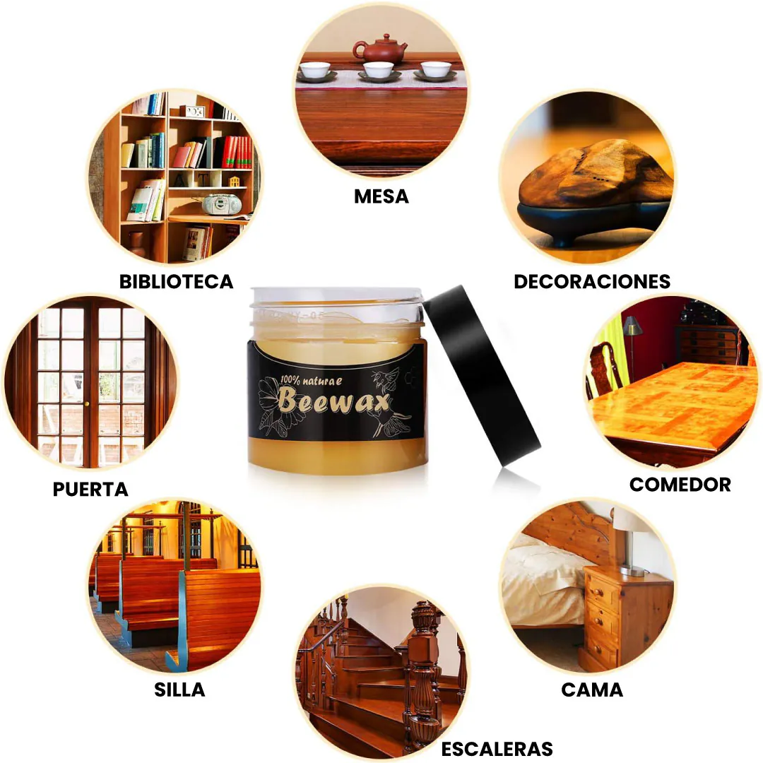 Cera de Abejas para Muebles: Restaura y Protege tu Madera - Cera de abejas para muebles