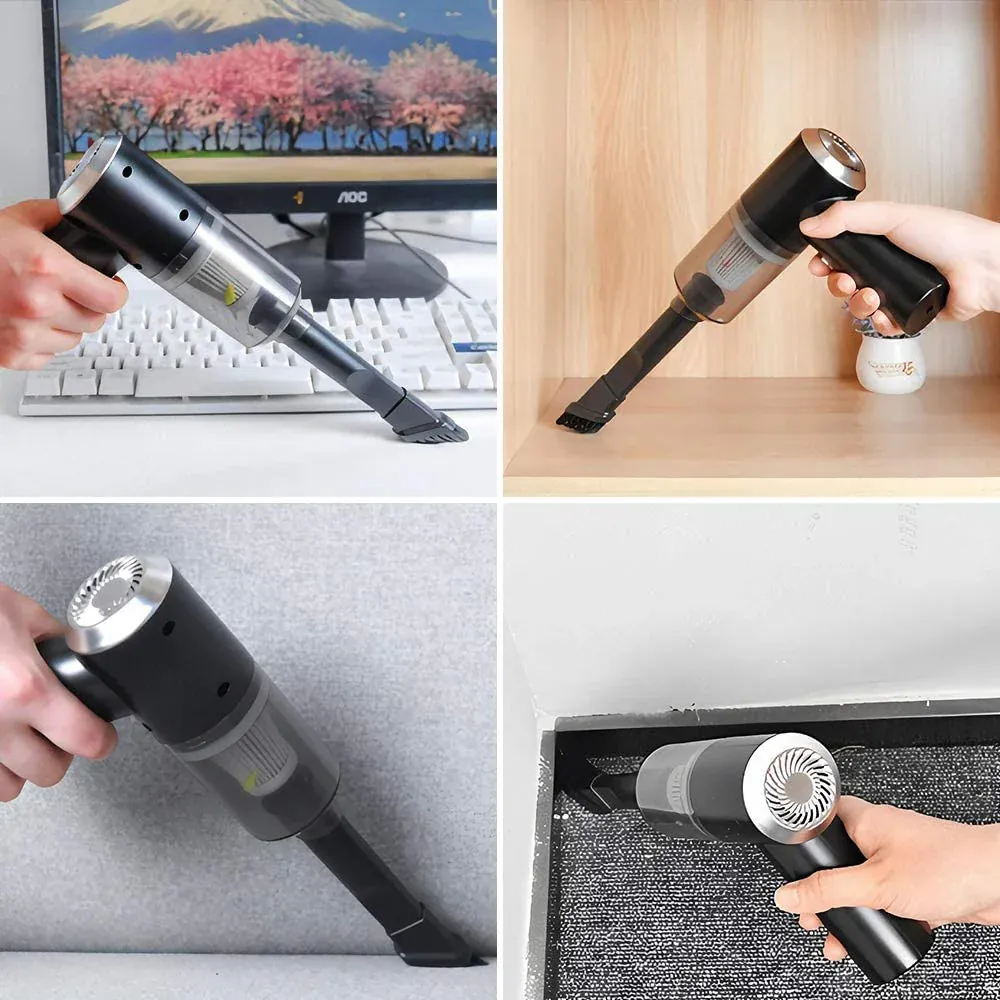 MINI ASPIRADORA RECARGABLE PARA AUTOS: Limpieza profunda sin esfuerzo - MINI ASPIRADORA RECARGABLE PARA AUTOS