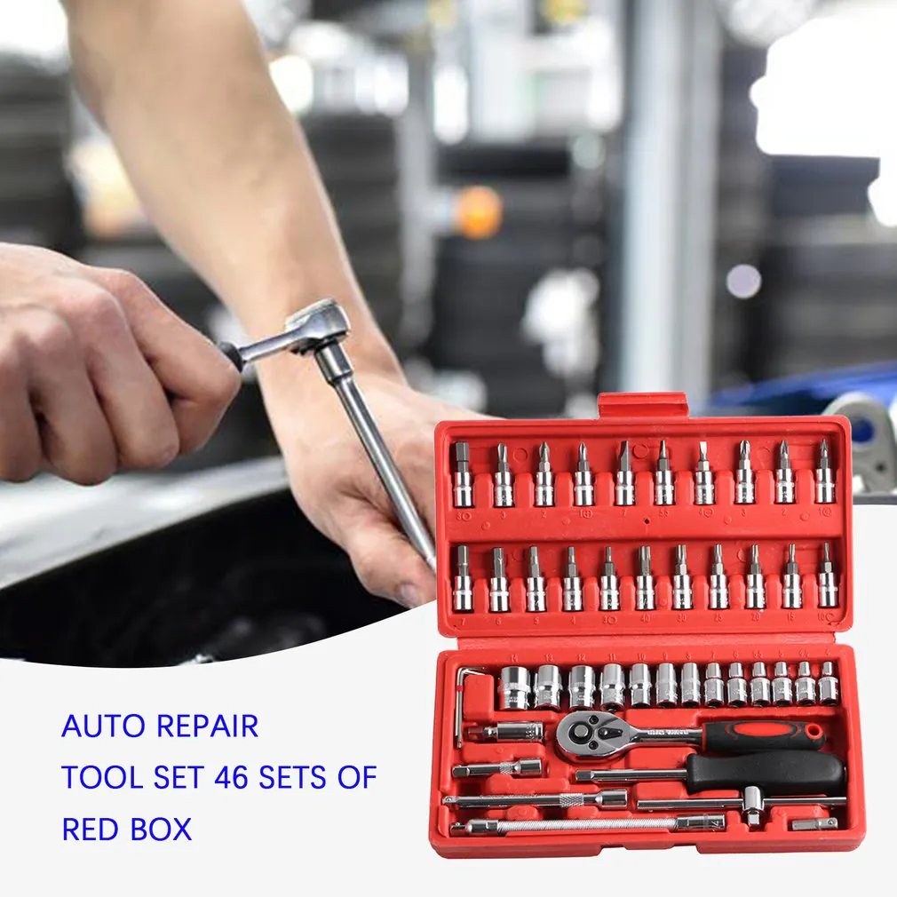 KIT DE RACHET 46 PCS: La Solución Definitiva para Tus Necesidades de Bricolaje - KIT DE RACHET 46 PCS