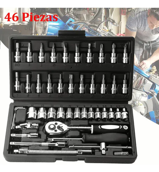 KIT DE RACHET 46 PCS: La Solución Definitiva para Tus Necesidades de Bricolaje - KIT DE RACHET 46 PCS