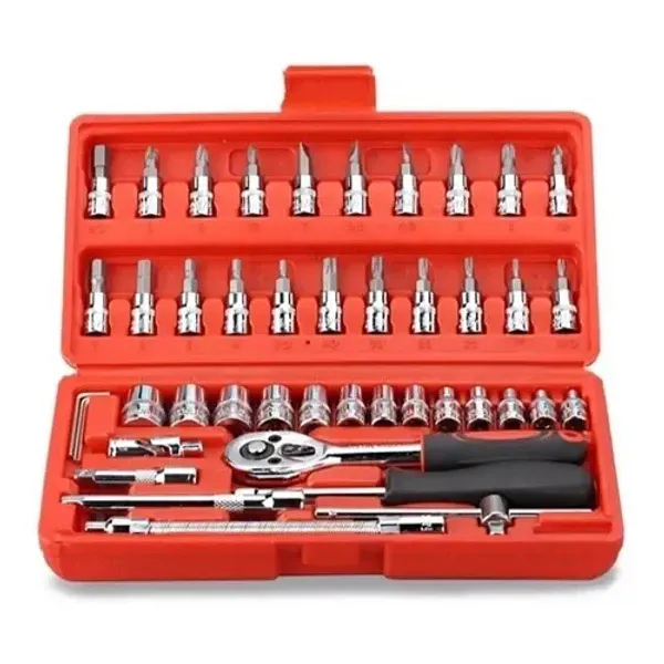 KIT DE RACHET 46 PCS: La Solución Definitiva para Tus Necesidades de Bricolaje