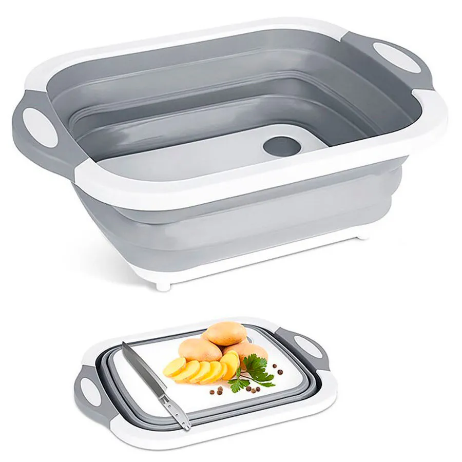 TABLA PARA PICAR PLEGABLE 3 EN 1: ¡El utensilio de cocina multifuncional que necesitas! - TABLA PARA PICAR PLEGABLE 3 EN 1