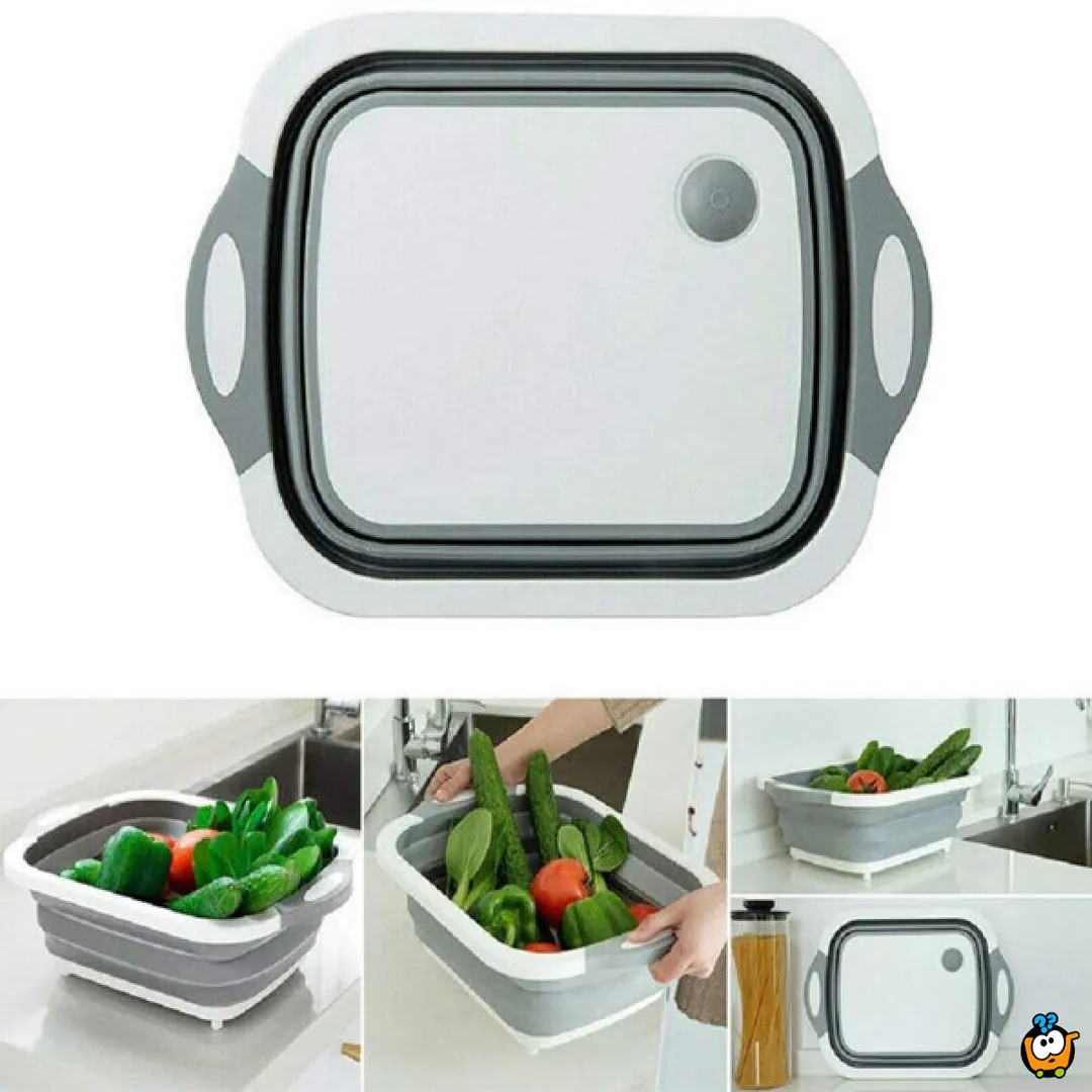 TABLA PARA PICAR PLEGABLE 3 EN 1: ¡El utensilio de cocina multifuncional que necesitas! - TABLA PARA PICAR PLEGABLE 3 EN 1