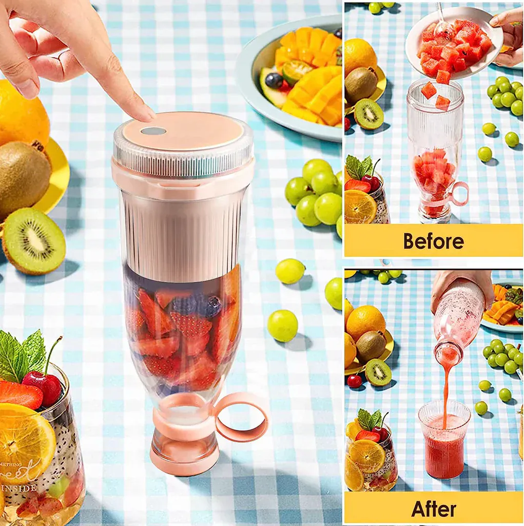 Licuadora Portátil Jugo Fresco Mini Licu: Disfruta de Batidos y Jugos Frescos en Cualquier Lugar - Licuadora Portátil Jugo Fresco Mini Licu