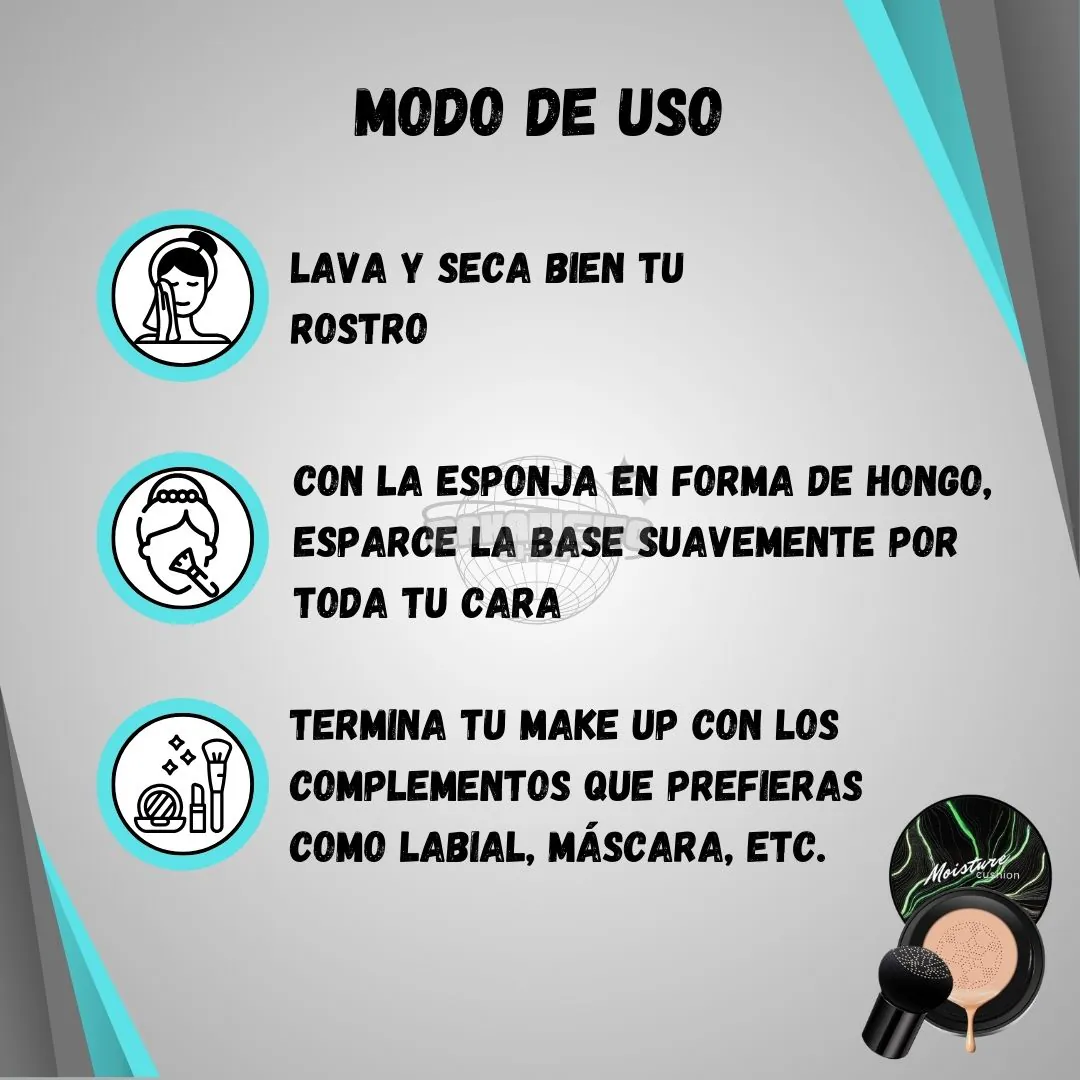 BASE MOISTURE CUSHION: La Base Perfecta para una Piel Radiante - BASE MOISTURE CUSHION