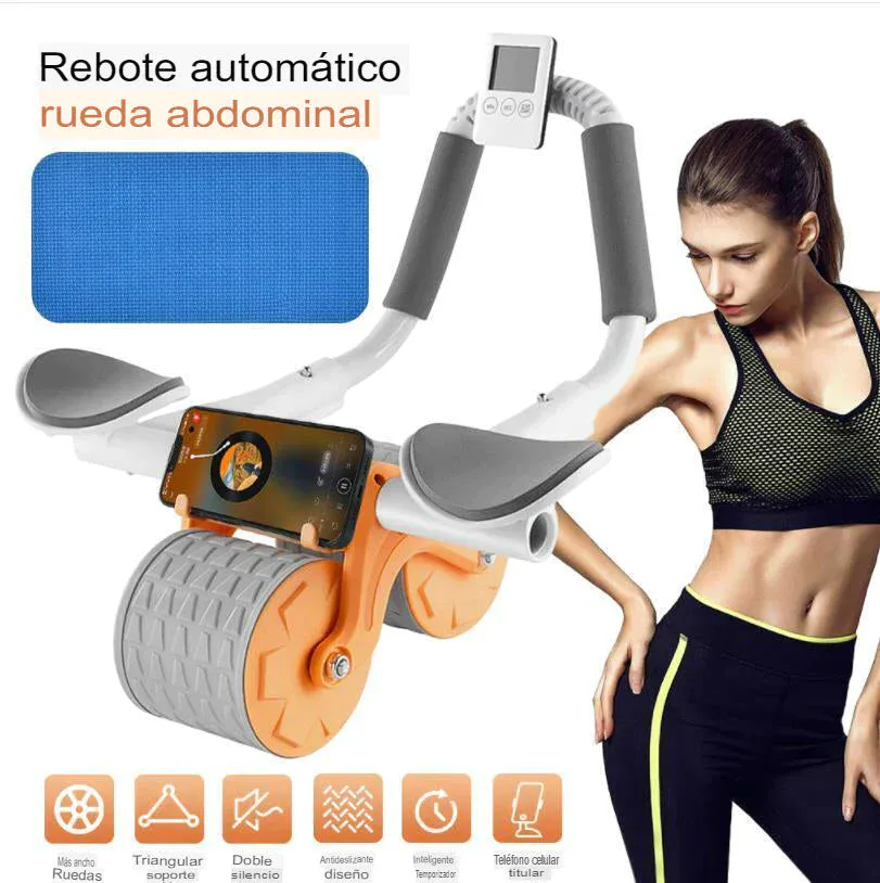 Rodillo Abdominal Rebote Automático: ¡Tonifica tu abdomen y esculpe tu cuerpo! - Rodillo Abdominal Rebote Automático