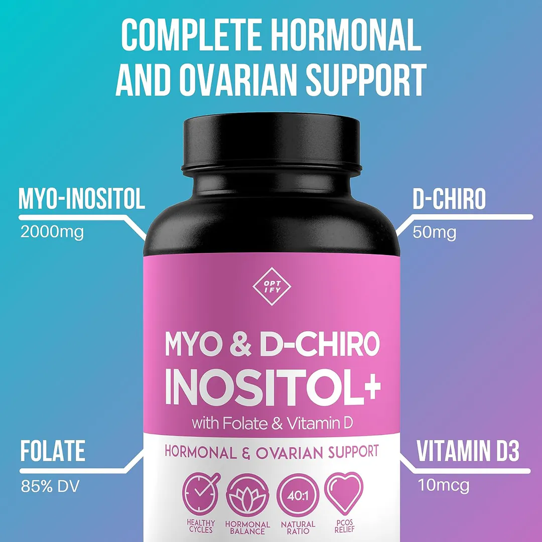 Suplemento Optify Inositol Mio-inositol: Equilibrio Hormonal para la Mujer - Suplemento Optify Inositol Mio-inositol