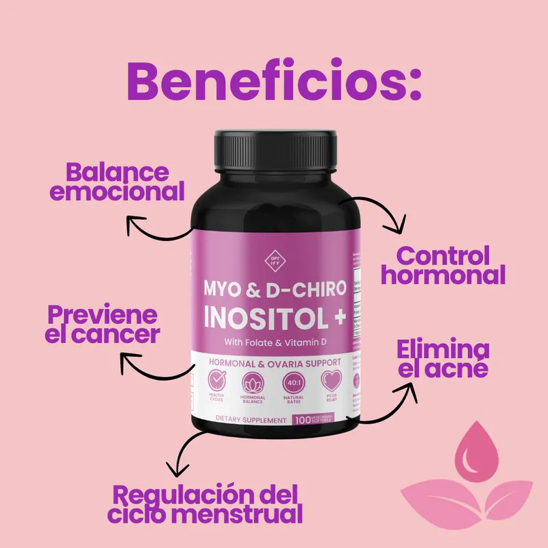 Suplemento Optify Inositol Mio-inositol: Equilibrio Hormonal para la Mujer