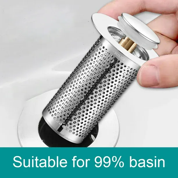 Tapón de Desagüe con Filtro: ¡Adiós a las obstrucciones! - Tapón de Desagüe para Lavado con Filtro