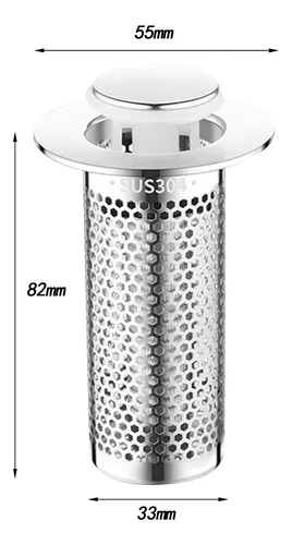 Tapón de Desagüe con Filtro: ¡Adiós a las obstrucciones! - Tapón de Desagüe para Lavado con Filtro