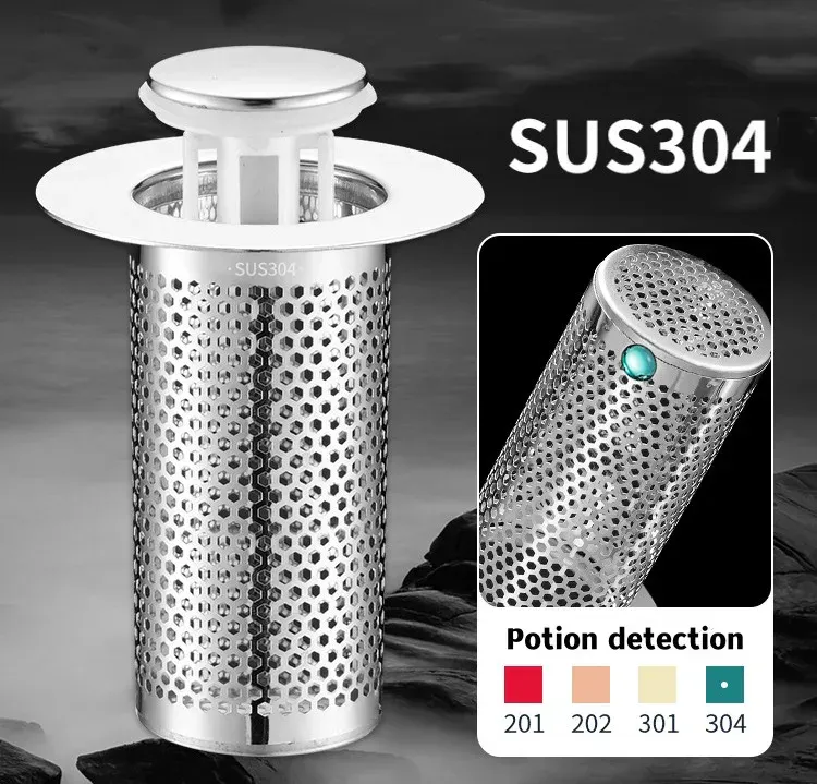 Tapón de Desagüe con Filtro: ¡Adiós a las obstrucciones! - Tapón de Desagüe para Lavado con Filtro