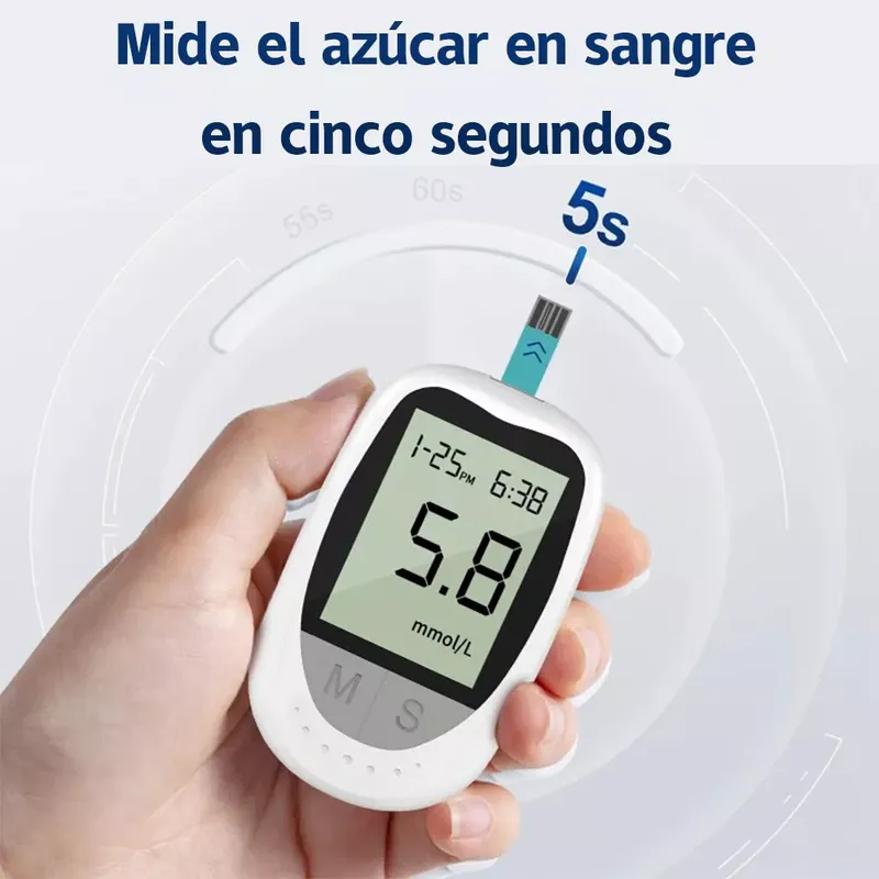 Kit Glucómetro Tiras De Prueba y Agujas: Controla tu Diabetes con Precisión