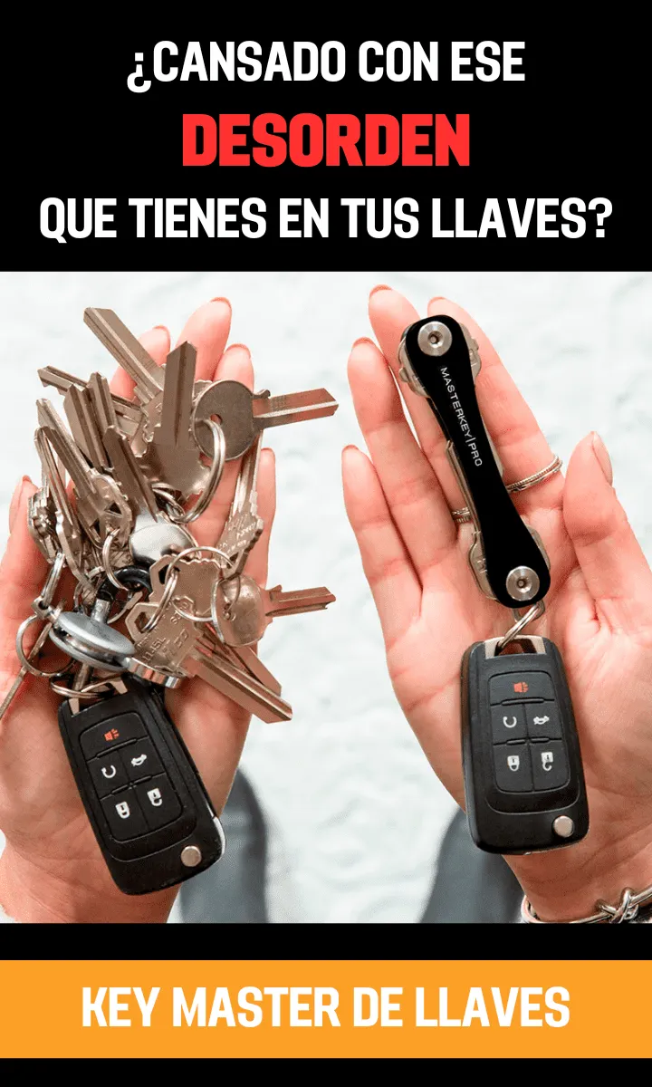 ORGANIZADOR DE LLAVES: KEY MASTER - ¡Dile adiós al desorden!