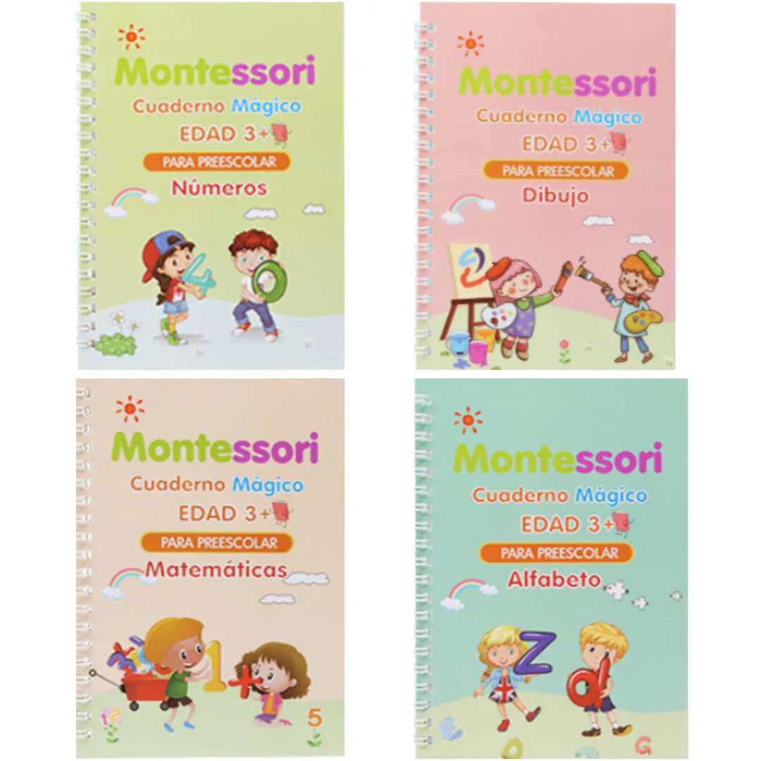 SET DE CALIGRAFÍA MONTESSORI: Despierta la Creatividad y el Aprendizaje en tus Hijos - SET DE CALIGRAFIA MONTESSORI