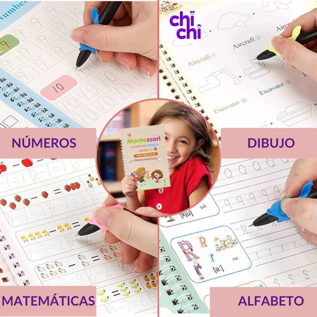 SET DE CALIGRAFÍA MONTESSORI: Despierta la Creatividad y el Aprendizaje en tus Hijos - SET DE CALIGRAFIA MONTESSORI