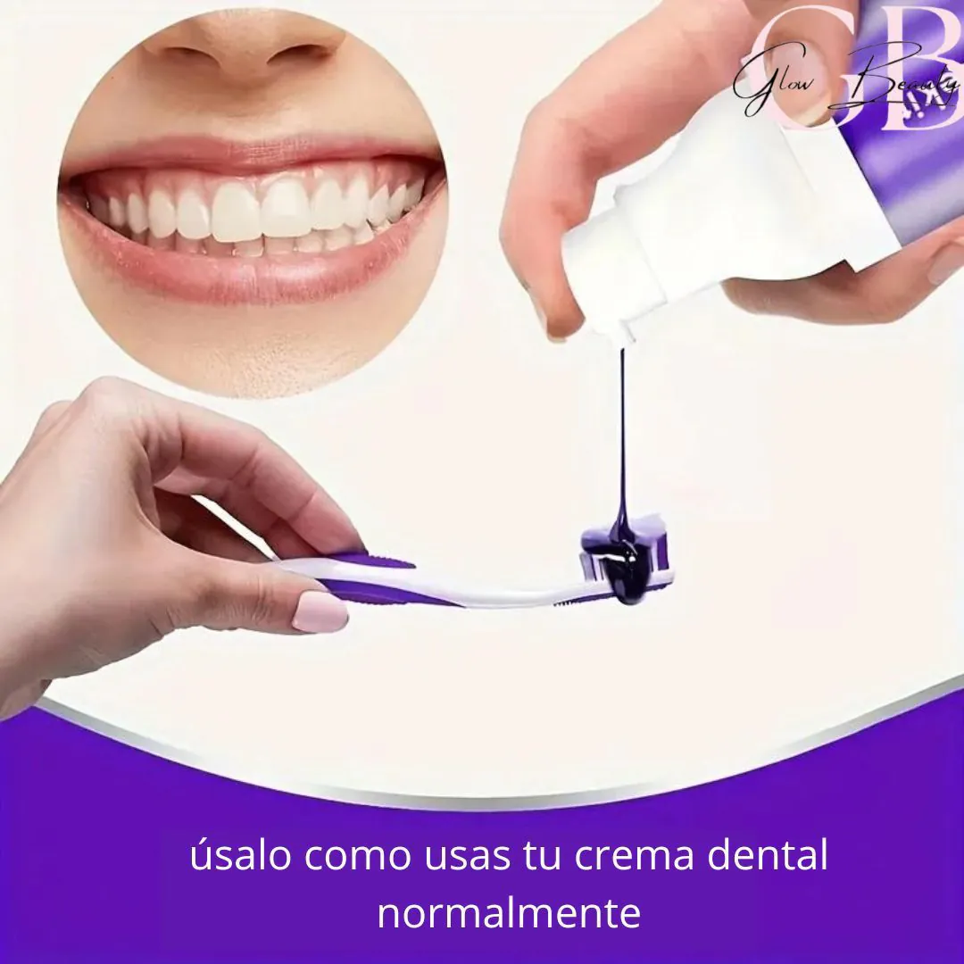 CREMA DENTAL MORADA BLANQUEADORA: ¡Sonríe con Confianza! - 861018- CREMA DENTAL MORADA BLANQUEADORA