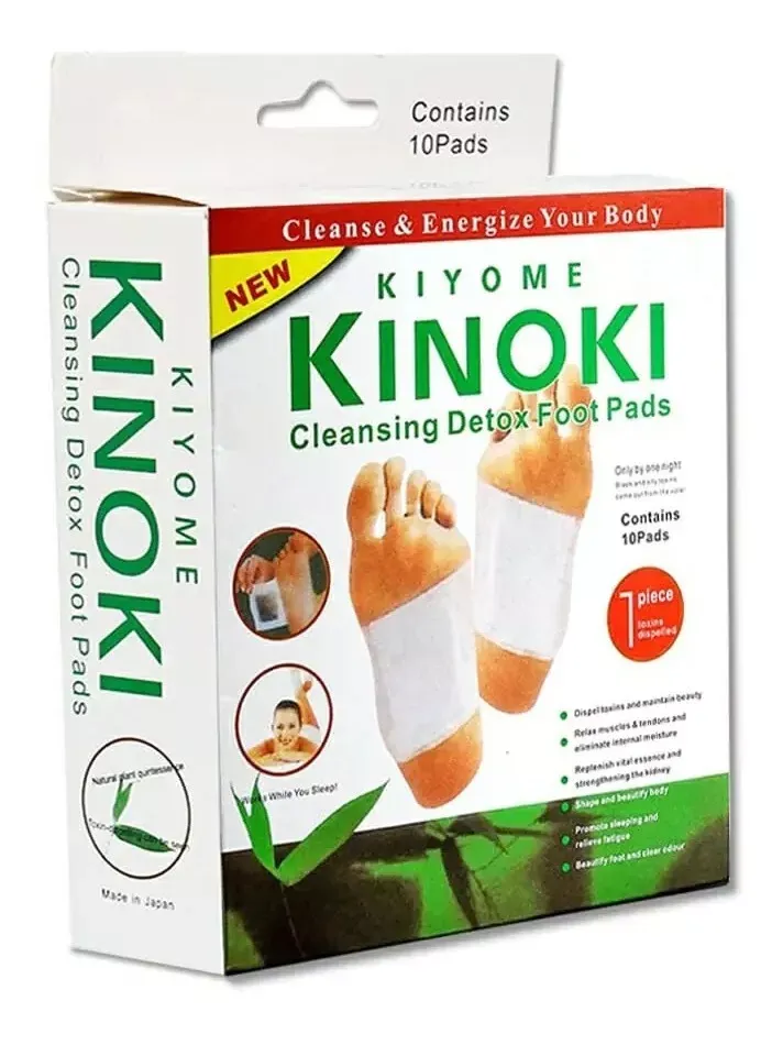 Parches Desintoxicantes KINOKI: Mejora tu Bienestar Naturalmente - 10 Parches Detox Kinoki Para Pies