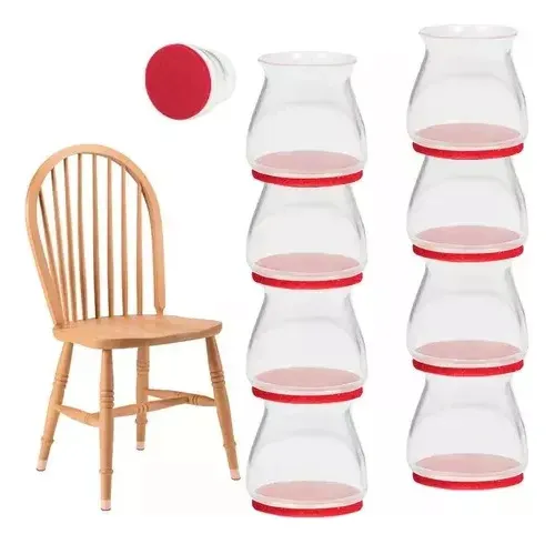 Protectores de Patas de Silla de Silicona: ¡Dile Adiós a los Rayones en tu Piso!