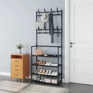 Zapatero Perchero Organizador de 4 Niveles: La Solución Perfecta para tu Espacio - Zapatero Perchero Organizador 4 Niveles