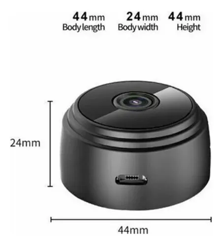 Mini Cámara Wifi Espía HD Imán Soporte C: Seguridad Discreta y Total - Mini Cámara Wifi Espía Hd Imán Soporte C