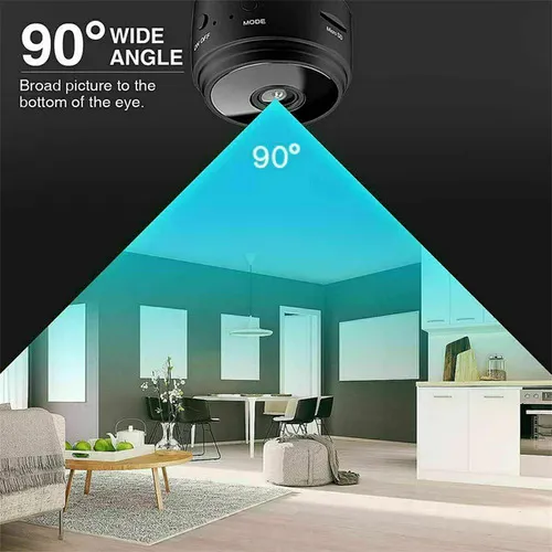 Mini Cámara Wifi Espía HD Imán Soporte C: Seguridad Discreta y Total - Mini Cámara Wifi Espía Hd Imán Soporte C