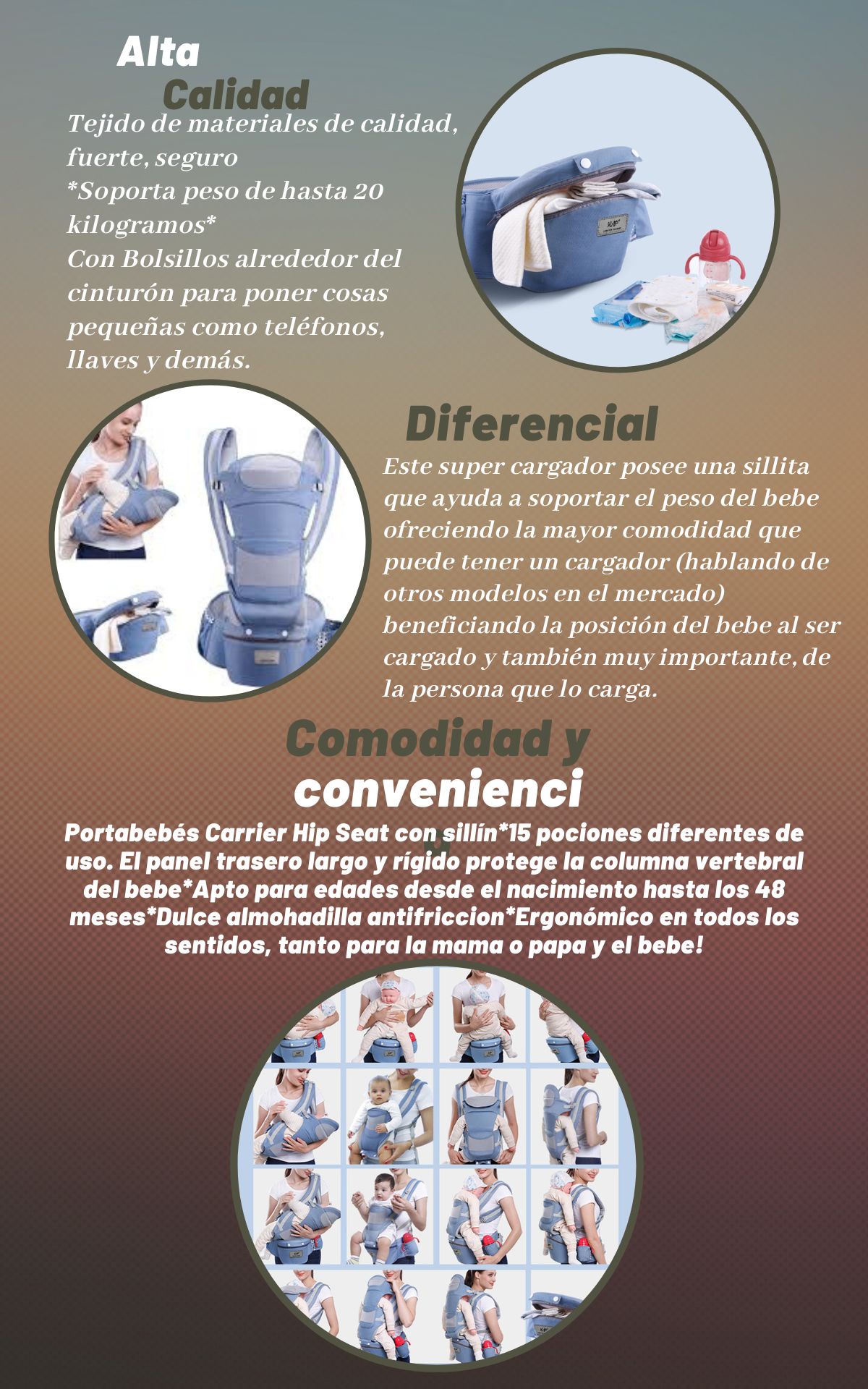 Ergonomía para ti y tu bebé