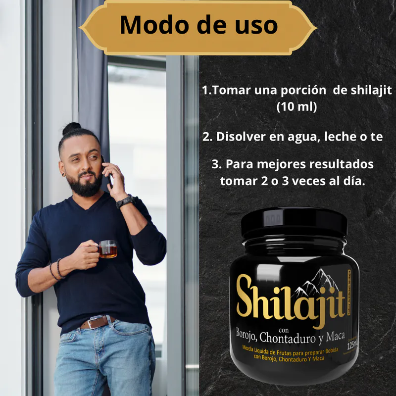 Cómo disfrutar de Shilajit x 125 jalea