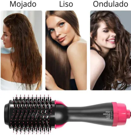 Cepillo Secador de Aire Voluminizador ProRiz: ¡El Secreto para un Cabello Increíble! - Cepillo Secador  De Aire Voluminizador