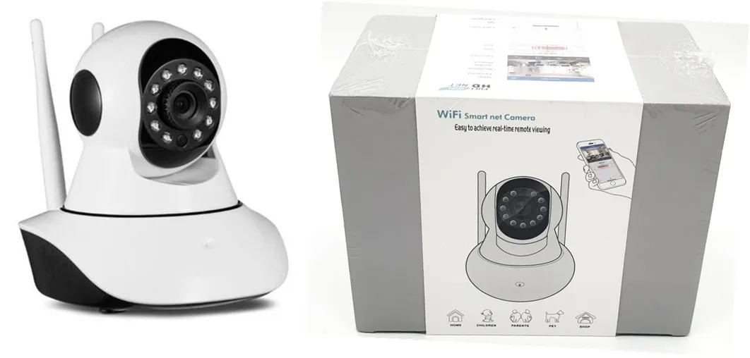 Cámara Robótica de Seguridad Wifi 3 Antenas: Vigila tu hogar u oficina desde cualquier lugar - Cámara 3 Antenas De Vigilancia Ip Wifi