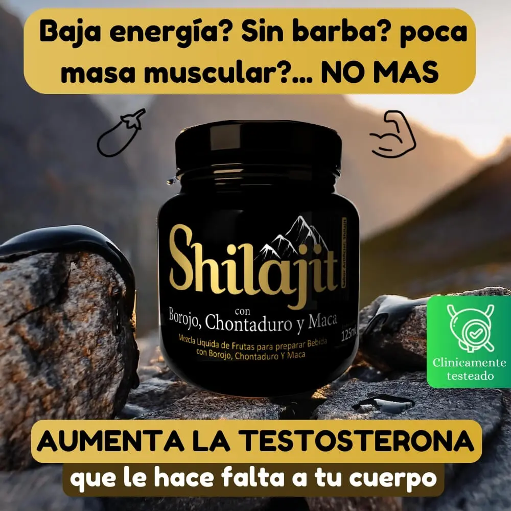 Shilajit: Impulsa tu Energía y Vitalidad - Shilajit x  125 jalea CON REGISTRO INVIM