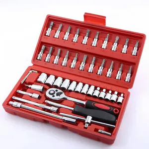 CAJA DE HERRAMIENTAS PARA AUTOS 46 PC
