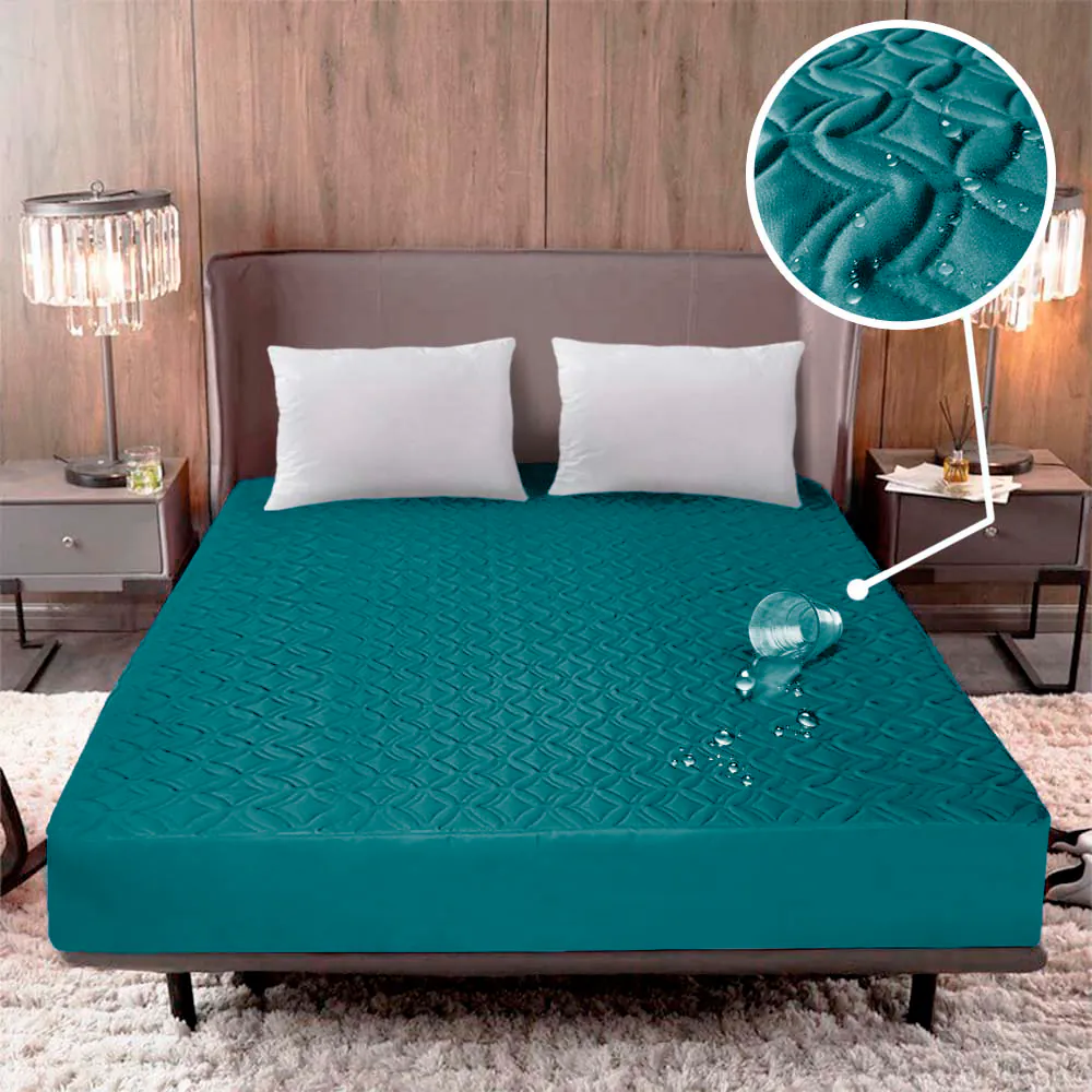 Protector de Colchón Impermeable Acolchado: Confort y Estilo para tu Cama - Protector Colchón Impermeable Acolchado