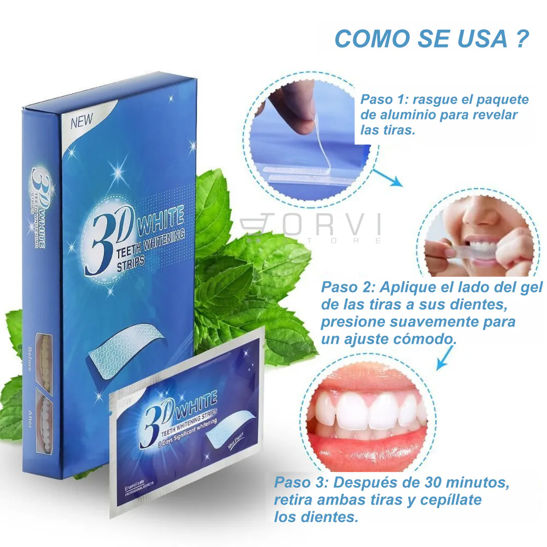Bandas Blanqueadoras Dientes 3D White: La Sonrisa Perfecta a Tu Alcance - Bandas Blanqueadora Dientes 3d White