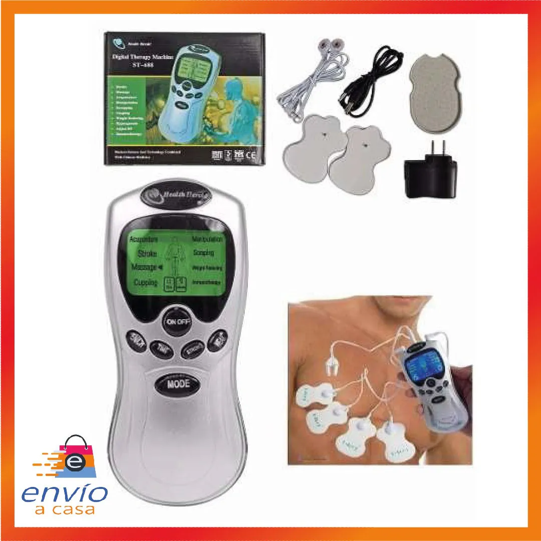Equipo de Gimnasia Pasiva Digital 8 Electrodos: ¡Tu Salud en Tus Manos! - Equipo Gimnasia Pasiva Digital 8 Electro