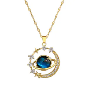 COLLAR SATURNO: Un Toque Celestial de Elegancia - COLLAR SATURNO