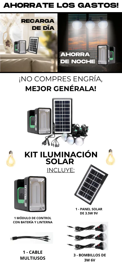 Aplicaciones del Kit Solar