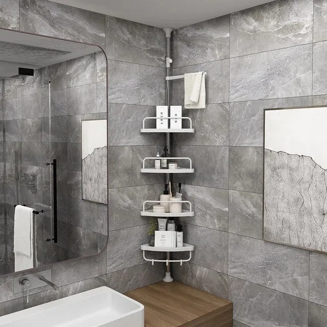 Esquinero Organizador De  Baño: Maximiza el Espacio en Tu Ducha - Esquinero Organizador De  Baño